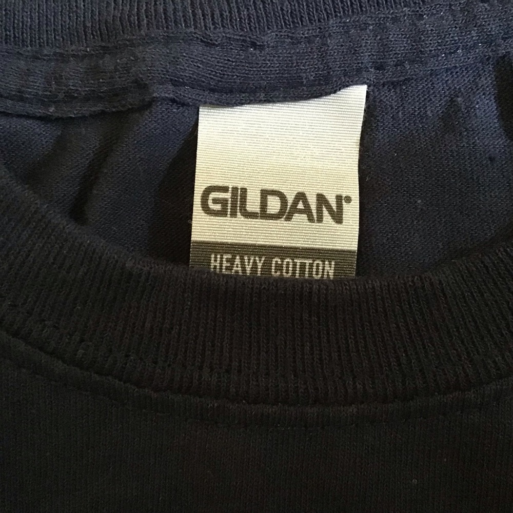 Gildan Navy Heritage Classic Short Sleeve Tee *NWOT* - Picture 3 of 5